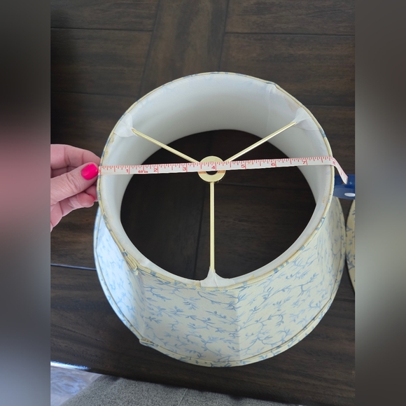 French Country or Costal Lampshade Set of 2 - Picture 2 of 13